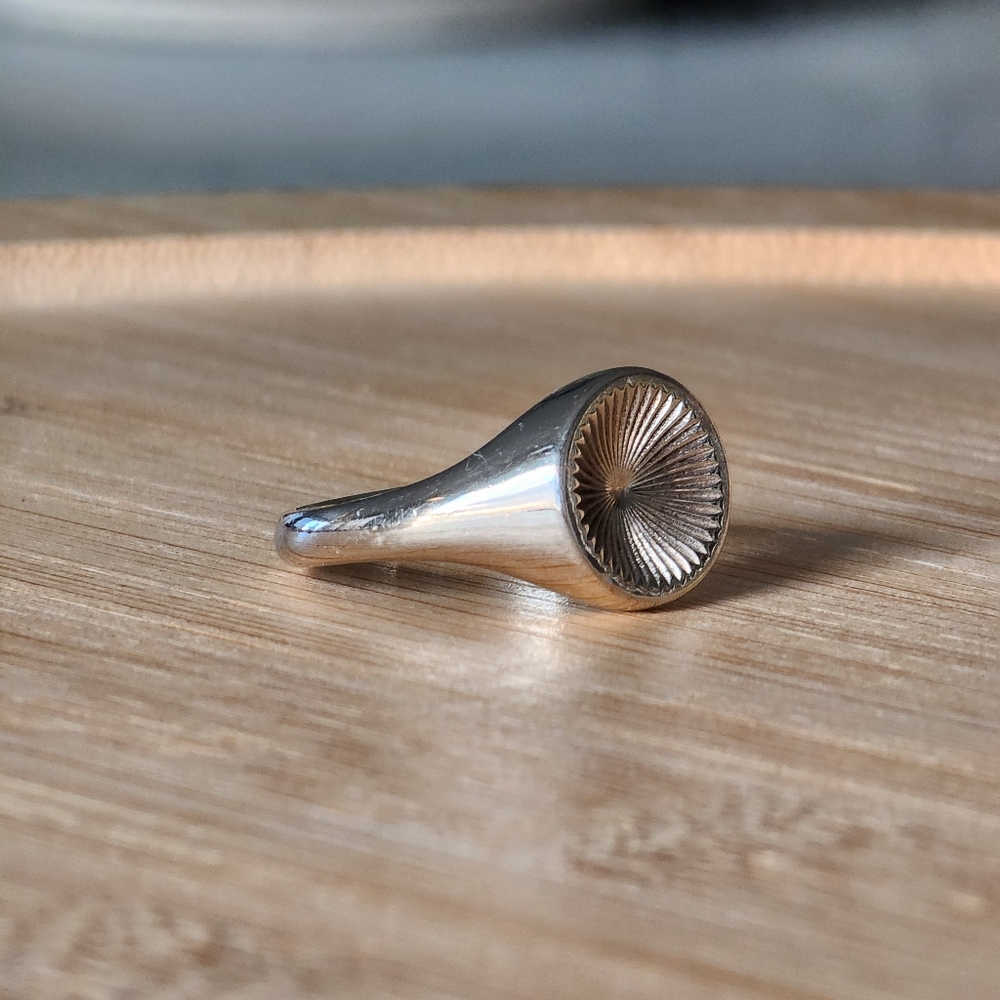 Miansai Solar Signet Ring Sterling Silver - Picture 8 of 10